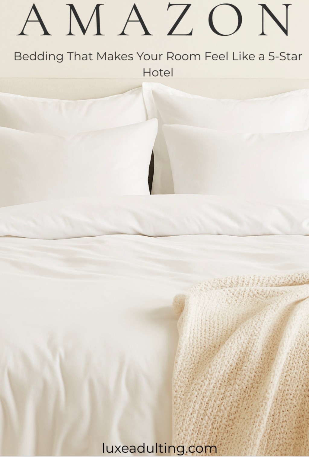 Amazon Bedding That Makes Your Room Feel Like a 5-Star&nbsp;Hotel