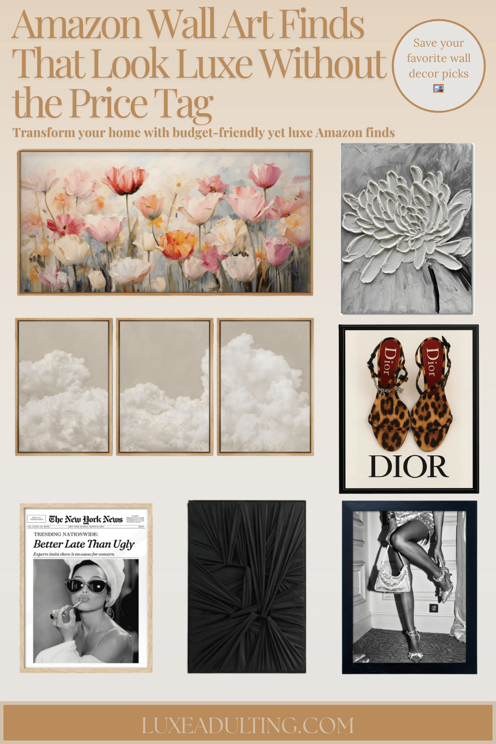 Amazon Wall Art Finds That Look Luxe Without the Price&nbsp;Tag