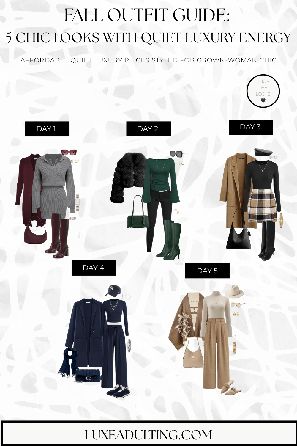 Fall Outfit Guide: 5 Chic Looks with Quiet Luxury&nbsp;Energy