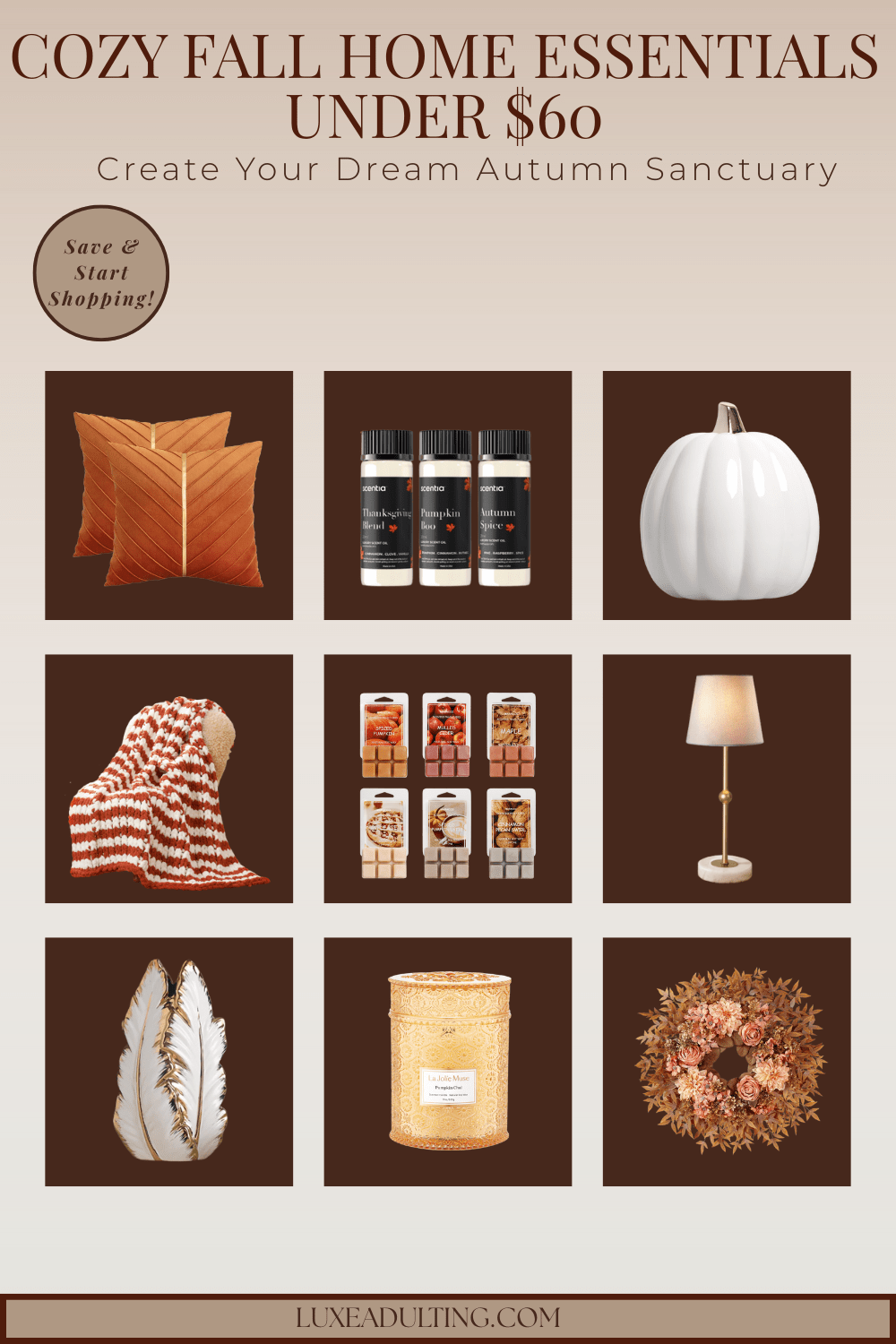 Cozy Fall Home Essentials Under&nbsp;$60