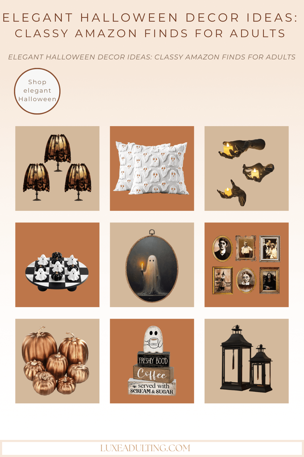 Elegant Halloween Decor Ideas: Classy Amazon Finds for&nbsp;Adults