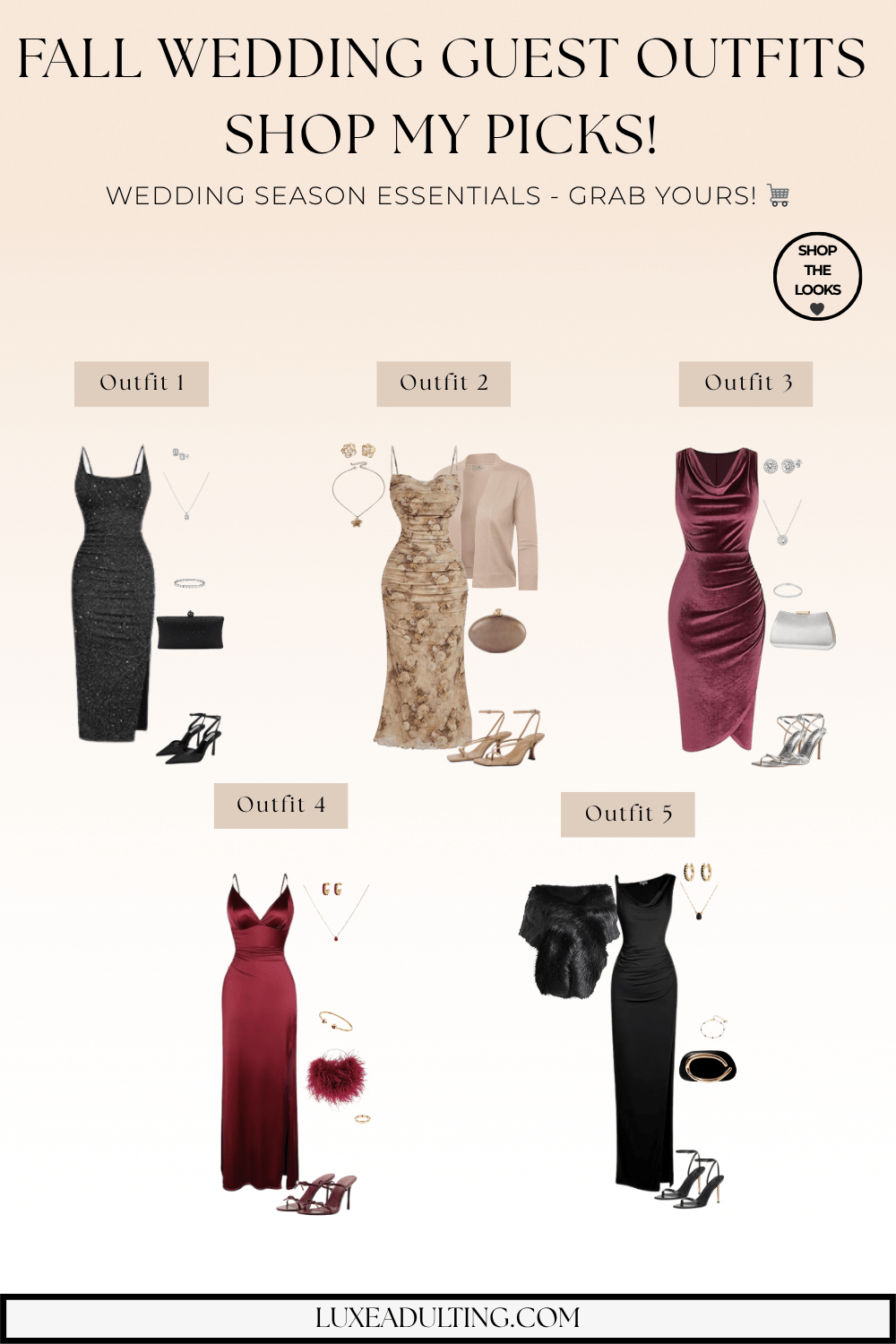 Fall Wedding Guest Outfits Shop My&nbsp;Picks!